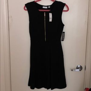 NWT NY&C Black Half Zip Dress